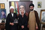 ممثل المرجع اليعقوبي يزور عائلة الشهيد السيد حسن نصر الله + صور