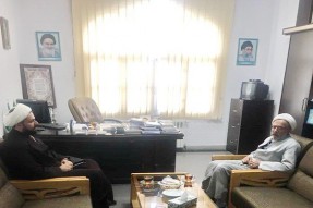 دیدار رییس عقیدتی سیاسی پدافند هوایی بابلسر با مدیرکل تبلیغات اسلامی مازندران