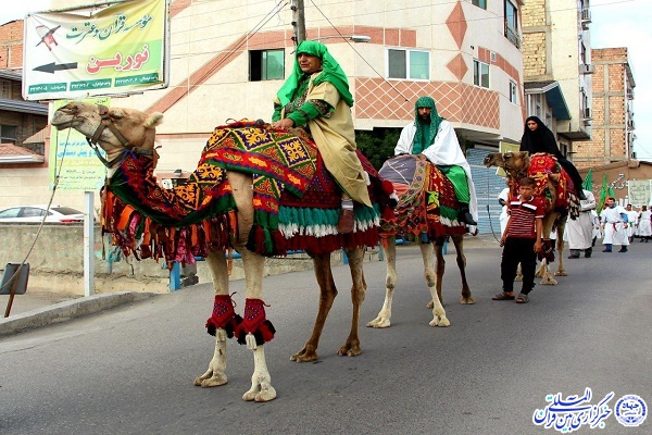 بازسازی واقعه غدیرخم در بابل+ گزارش تصویری