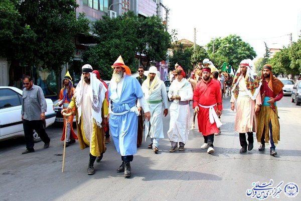 بازسازی واقعه غدیرخم در بابل+ گزارش تصویری