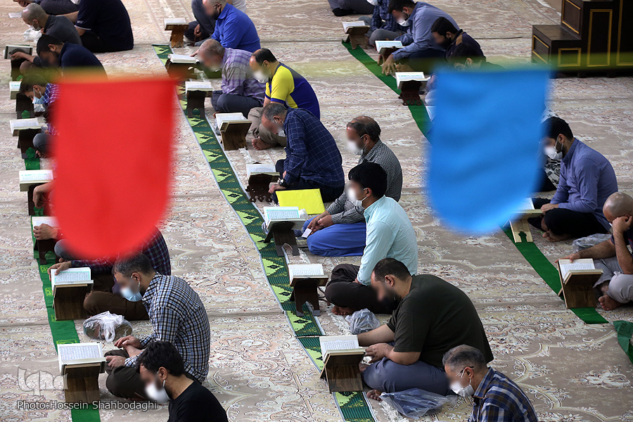 آئین جزءخوانی قرآن کریم مددجویان زندان مرکزی قم