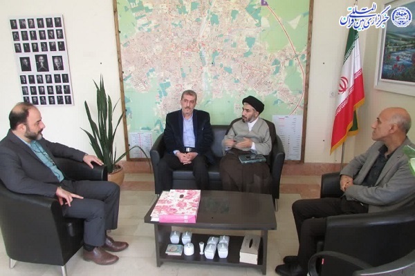 دیدار رئیس اداره تبلیغات اسلامی آمل با رئیس ارشاد آمل