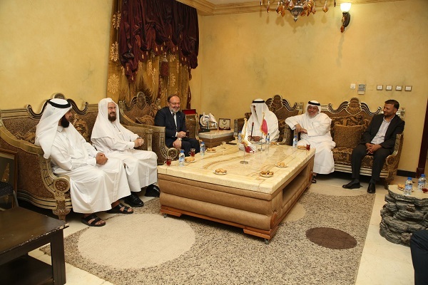 محمد گورمز، رئیس سابق سازمان دیانت ترکیه در دیدار با اعضای اتحادیه جهانی علمای مسلمان