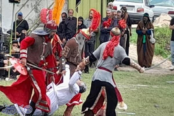 آیین تعزیه خوانی  در دودانگه ساری با قدمتی بیش از ۱۵۰ سال