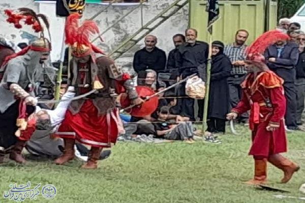 آیین تعزیه خوانی  در دودانگه ساری با قدمتی بیش از ۱۵۰ سال