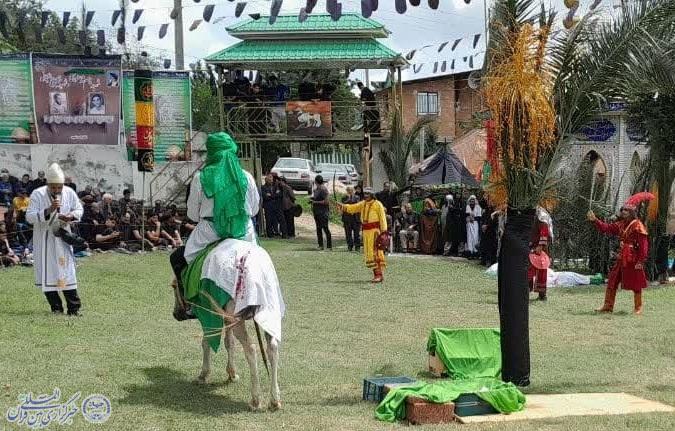 آیین تعزیه خوانی  در دودانگه ساری با قدمتی بیش از ۱۵۰ سال