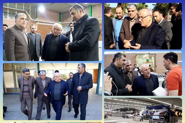 بازدید سرزده استاندار از کارخانه نساجی مازندران