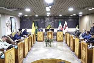 «کربلاء؛ طریق الأقصی»، شعار اربعین سال 1403 + عکس