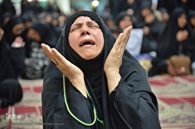 عزاداری مردم اهواز در سوگ شهادت آیت‌الله رئیسی و همراهانشان