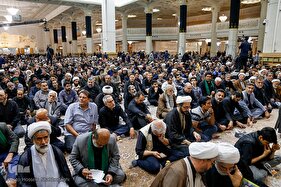 بزرگداشت شهدای خدمت در حرم بانوی کرامت