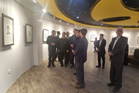 افتتاح نمایشگاه «یاد یاران» به یاد شهدای خدمت در ازنا