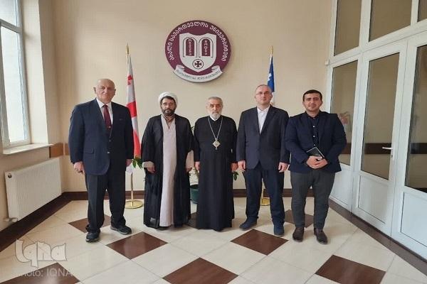 توسعه همکاری‌های علمی المصطفی و دانشگاه گرجستان + عکس