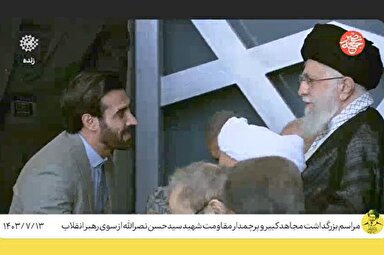 فیلم | تلاوت «مهدی غلام‌نژاد» در مراسم جمعه نصر