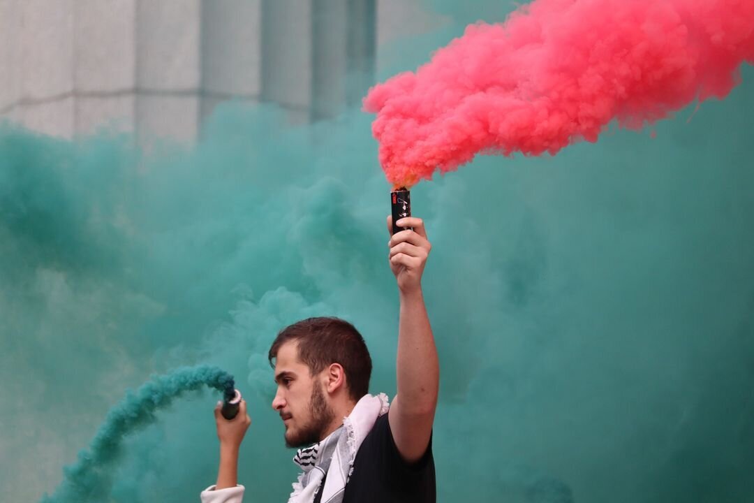 تجمع همبستگی با اهالی غزه و لبنان در کانادا + عکس