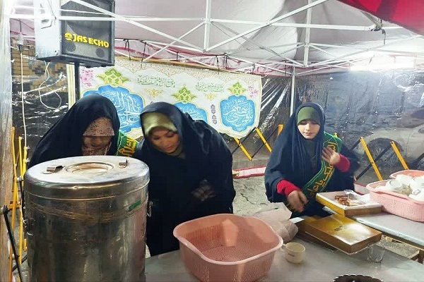 ایستگاه صلواتی به مناسبت اعیاد شعبانیه در بابل