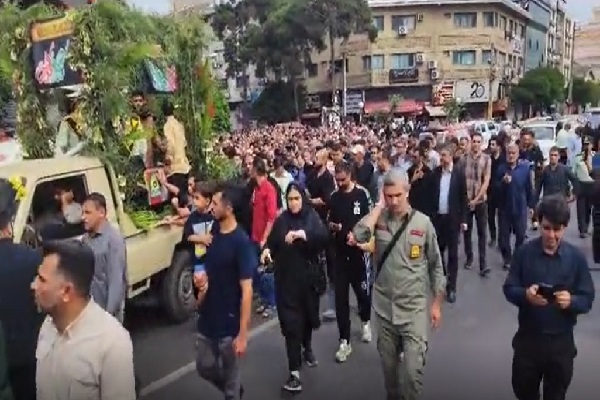 تشییع پیکر شهید «فرزین میرزاگل‌پور»