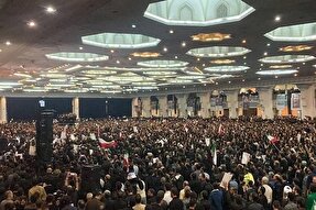 مراسم اربعین شهدای جنگ تحمیلی 12 روزه آغاز شد
