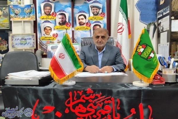 سید‌باقر طاهری، مسئول دفتر حفظ آثار و نشر ارزش‌های دفاع مقدس شهرستان بابلسر