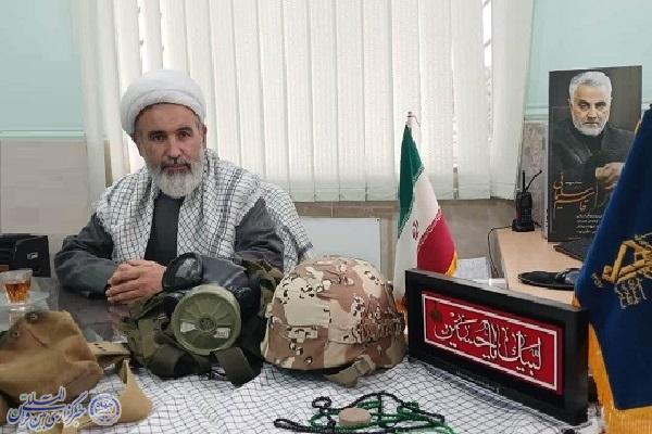 حجت‌الاسلام ابوذر خدادادی، مسئول دفتر نمایندگی ولی فقیه در لشکر عملیاتی ۲۵ کربلای مازندران،