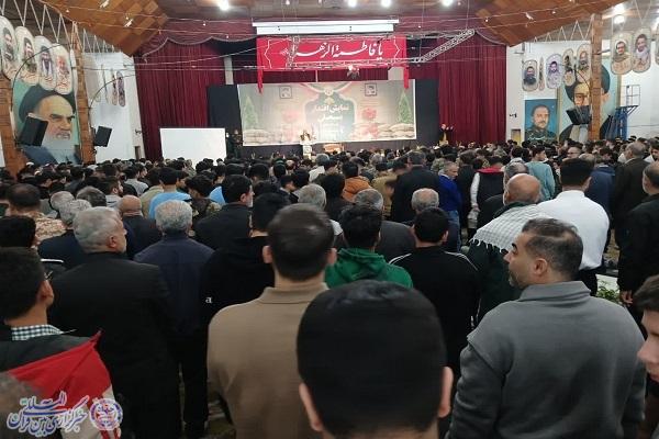اقتدار دوباره بسیج در مرکز مازندران؛ نمایش وحدت و پایبندی به آرمان‌های انقلاب