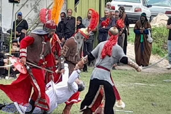 آیین تعزیه خوانی  در دودانگه ساری با قدمتی بیش از ۱۵۰ سال