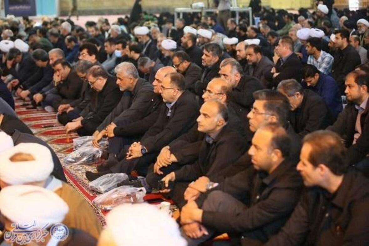 آیین تکریم و بزرگداشت سیدالشهدای خدمت، خادم الرضا(ع) آیت‌الله سیدابراهیم رئیسی و همراهان شهیدشان