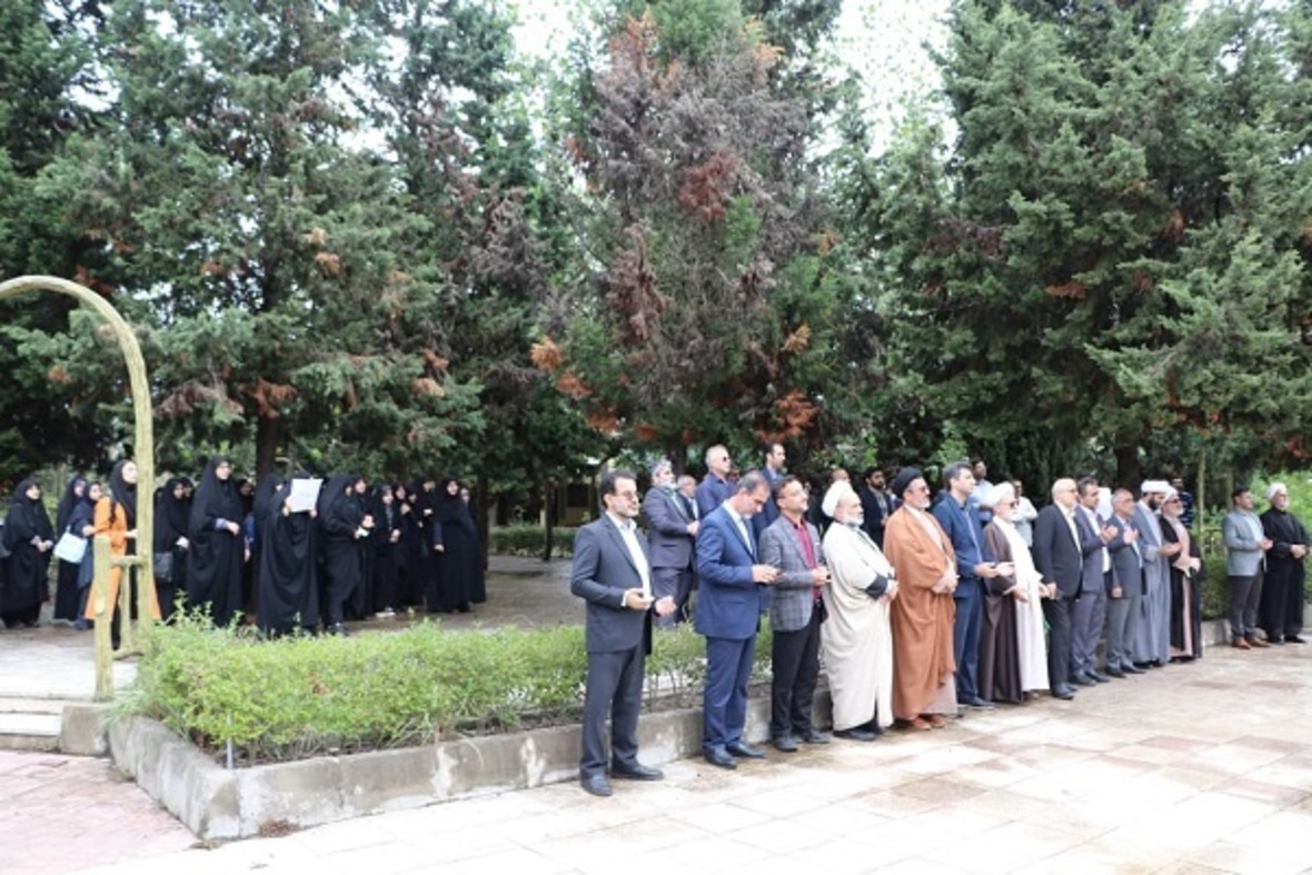 تجمع محکومیت حمله رژیم صهیونیستی به ضاحیه بیروت در دانشگاه مازندران