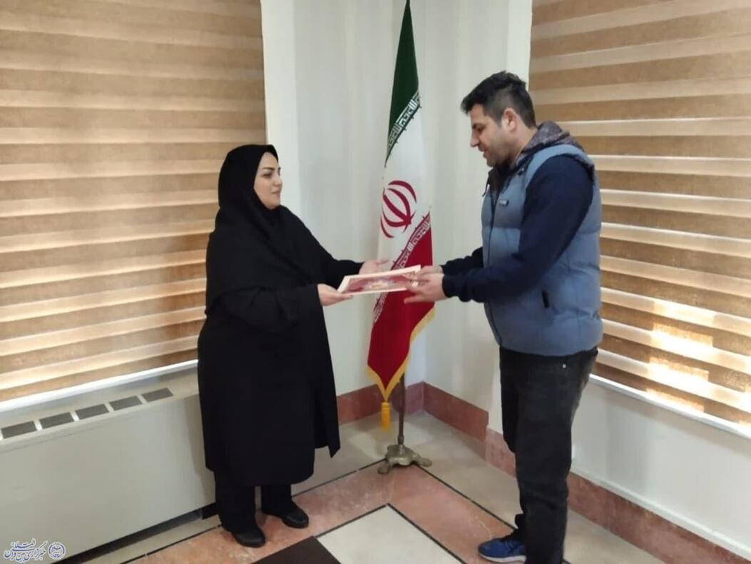 آیین تجلیل از فرزندان شهید و ایثارگران شاغل در فرهنگ وارشاد اسلامی بابلسر