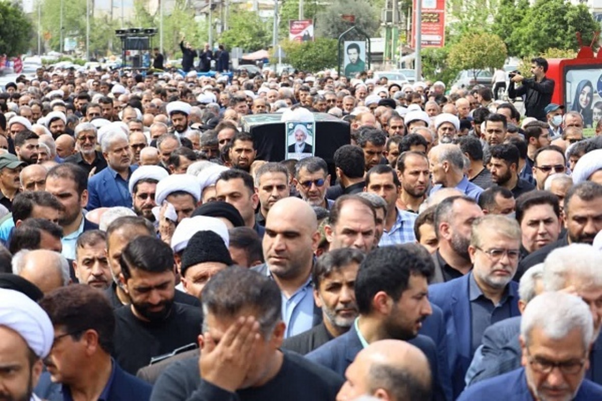 آیین تشییع پیکر حجت الاسلام والمسلمین حاج شیخ محمدعلی محمدی لائینی در نکا