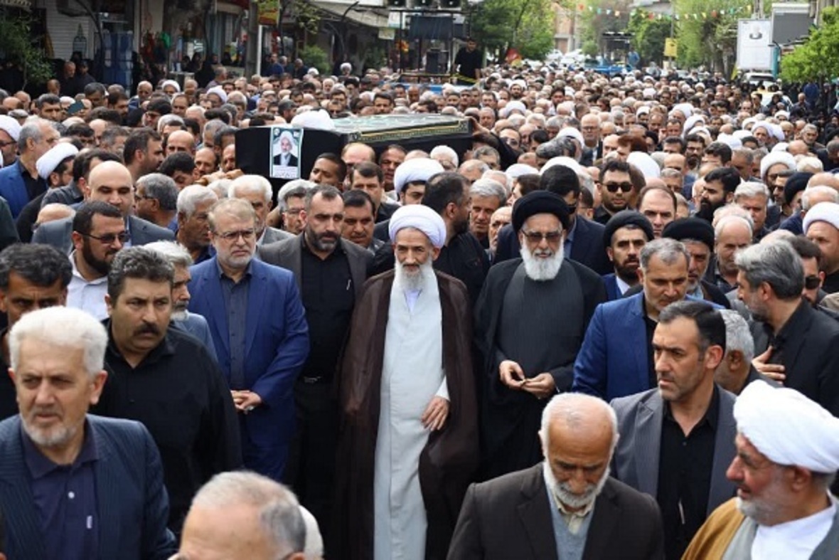 آیین تشییع پیکر حجت الاسلام والمسلمین حاج شیخ محمدعلی محمدی لائینی در نکا