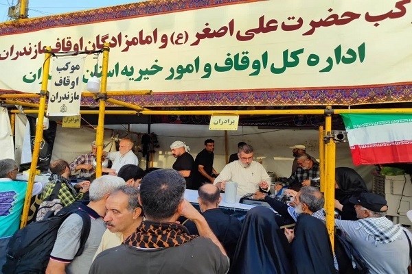 گزارش تصویری فعالیت موکب اوقاف مازندران در شهر مقدس سامرا