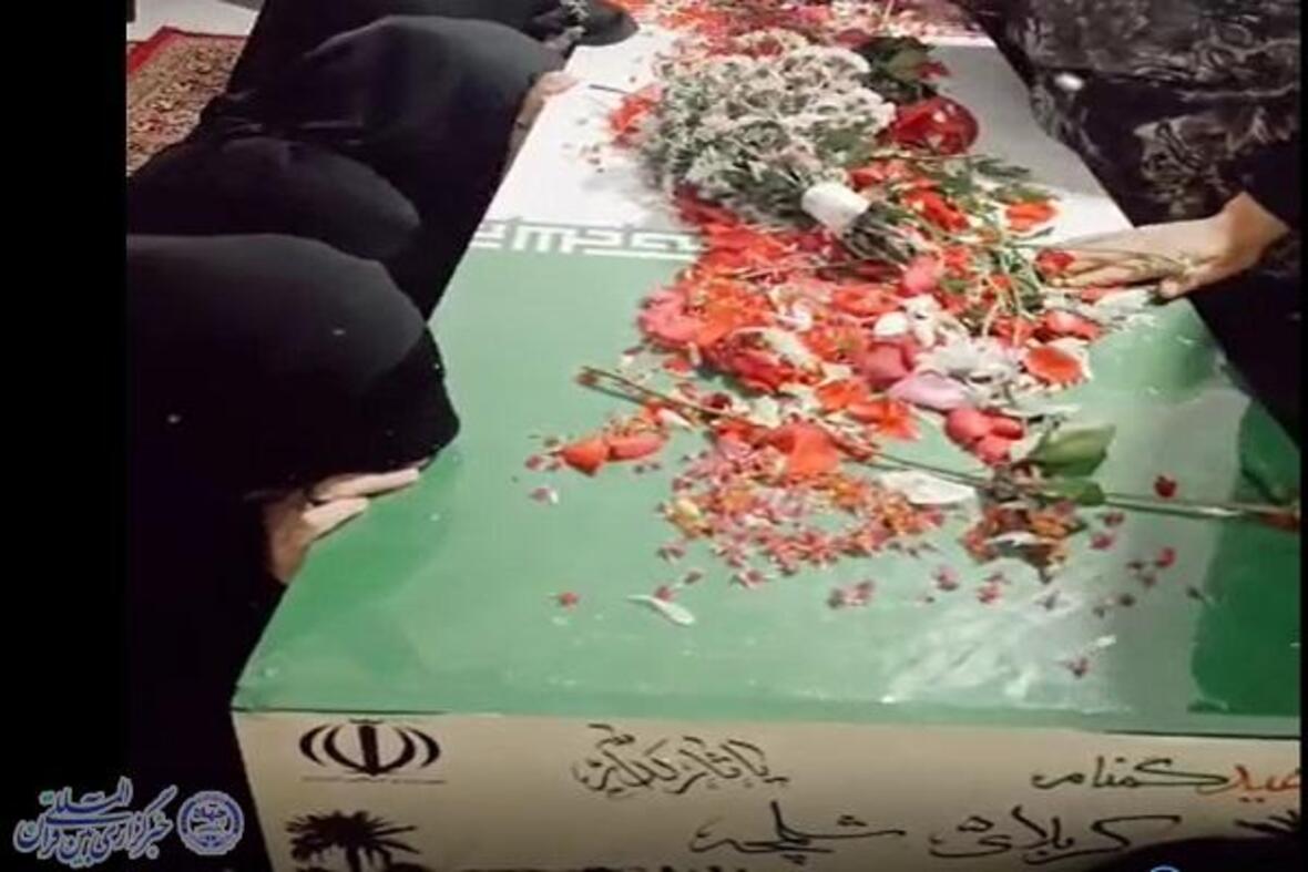 آیین استقبال از شهید گمنام در مسجد حضرت امیرالمؤمنین(ع) فرهنگ‌شهر بابل