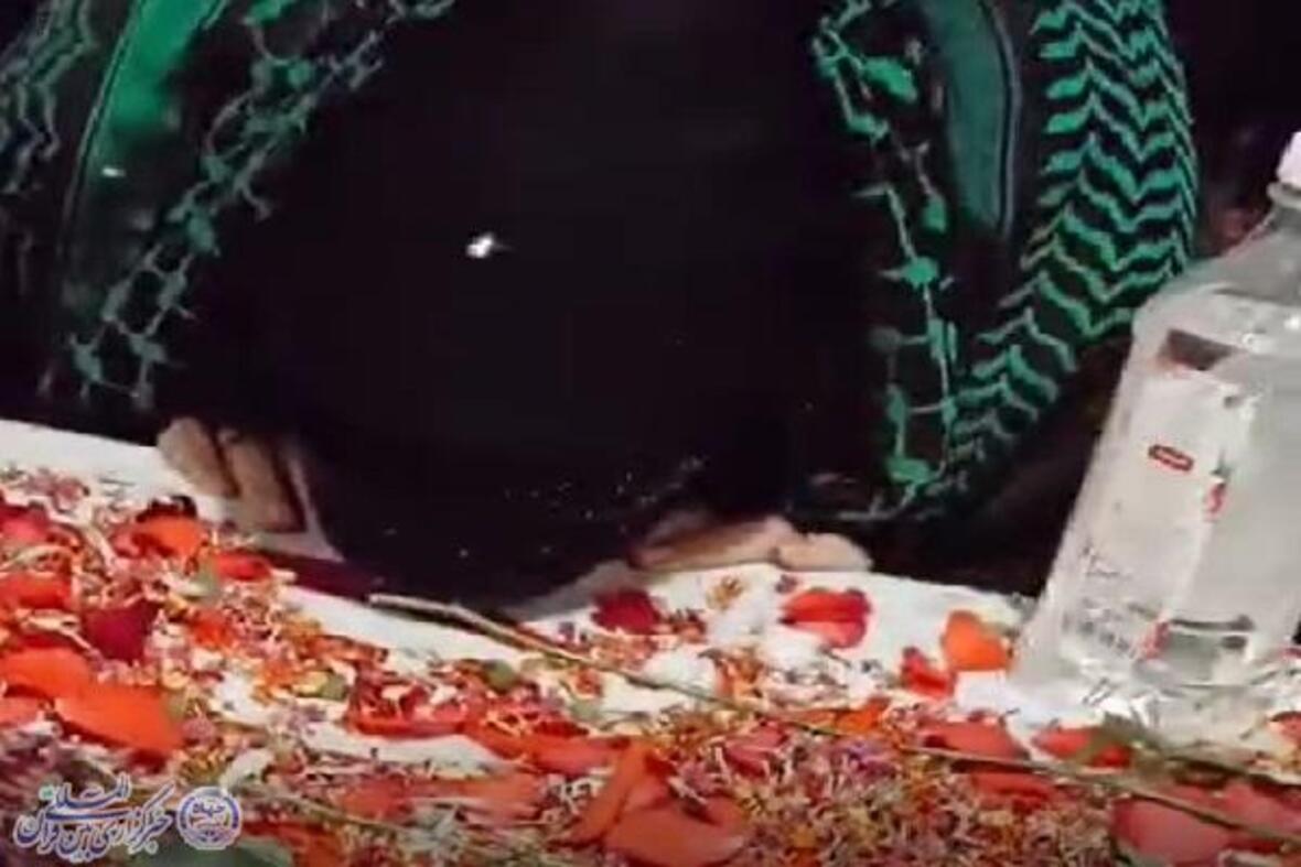 آیین استقبال از شهید گمنام در مسجد حضرت امیرالمؤمنین(ع) فرهنگ‌شهر بابل