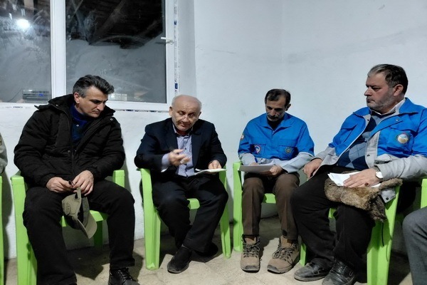 بازدید استاندار مازندران از تونل مکارود و جنگل درگیر آتش الیت