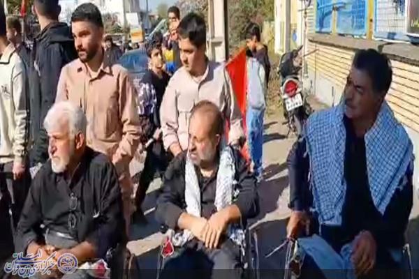 تشییع باشکوه ده آلاله سرخ از کربلای ایران؛ ساری در سالروز شهادت حضرت زهرا(س)