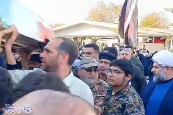 تشییع باشکوه ده آلاله سرخ از کربلای ایران؛ ساری در سالروز شهادت حضرت زهرا(س)