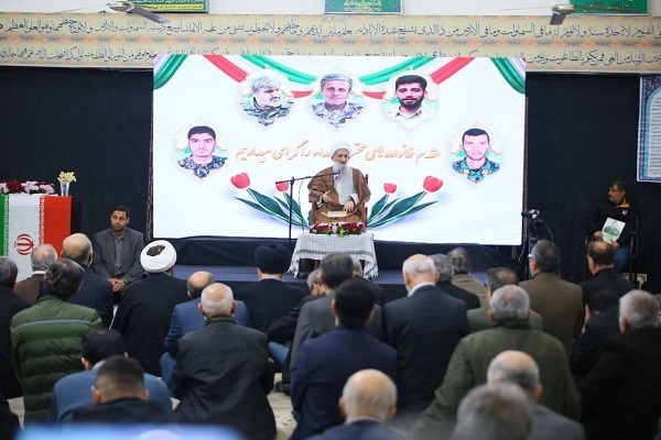 آیین گرامیداشت ۷شهید مازندرانی فتنه آمریکایی _ صهیونیستی ۱۸ دیماه  در ساری