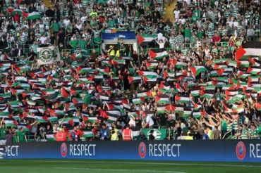 Scozia:tifosi di calcio esprimono solidarieta' alla Palestina