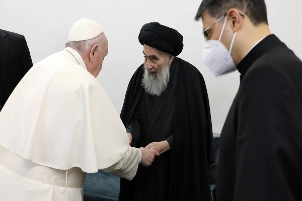 Papa Francesco: con Ayatollah Sistani 