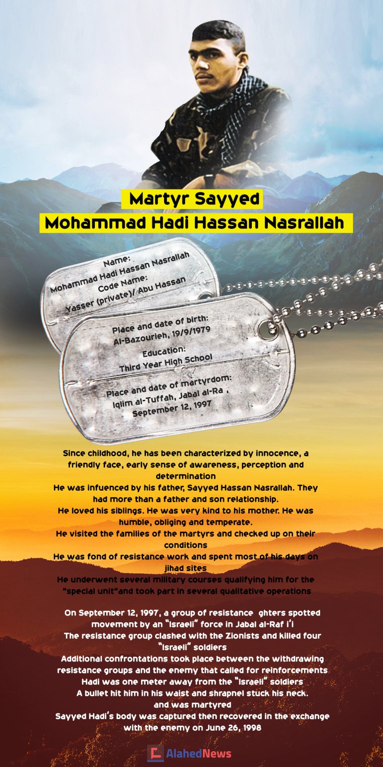Hadi Nasrallah: dalla nascita al martirio