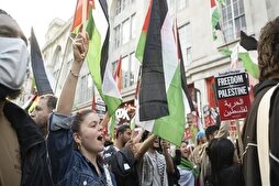 İngiltere Leicester şehri sakinlerinin Gazze ile ilginç dayanışması | video